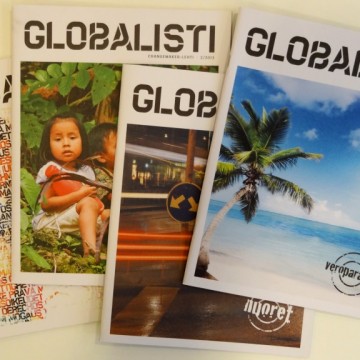 Globalisti-lehtien kansikuvia