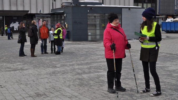 Changemakerin Kaapparit kuriin! -kampanjan avaustapahtuma Kuopiossa huhtikuussa 2013