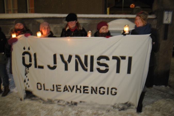 Kynttilämielenosoitus 30.1.2011