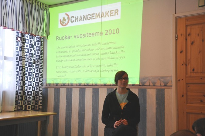 Changemaker-viikonloppu Sauvossa 19.-21.3.2010