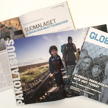 Pakolaisuusteemaisia artikkeleita Globalistin numerossa 1/2017