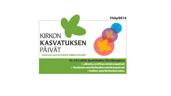 Kirkon kasvatuksen päivät järjestetään tammikuussa 2016 Jyväskylässä.