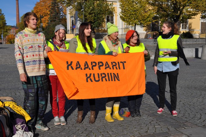 Kaapparit kuriin Tampereella 2013