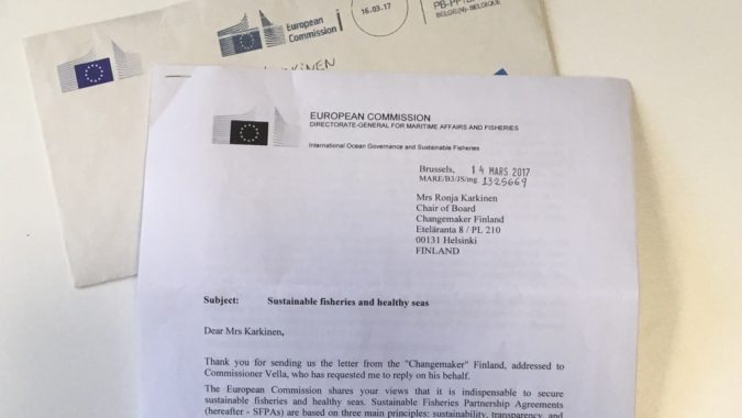 EU-komission vastauskirje