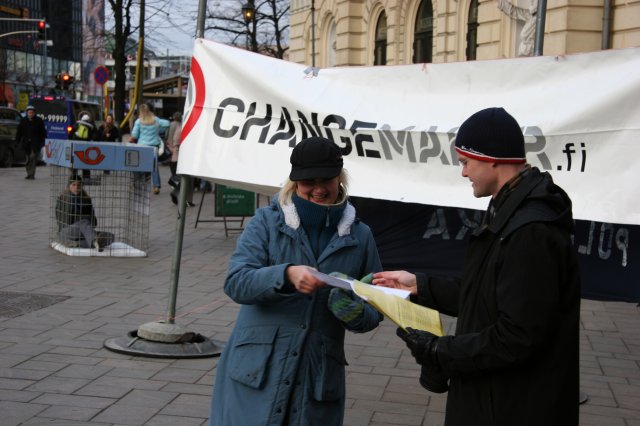 Helsingin Changemakerin turvapaikkakampanja