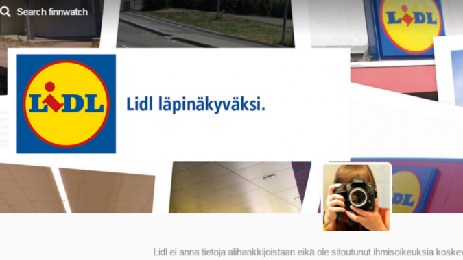 Lidl-kampanjan nettisivukuva