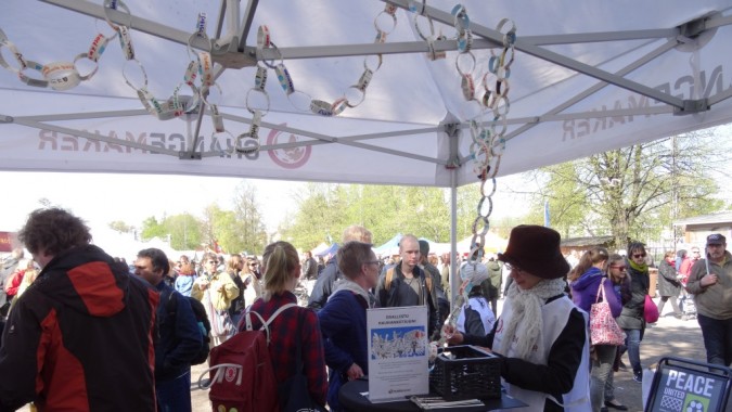 Maailma kylässä-festivaalilla ja Changemakerin teltalla kävi kova vilinä.