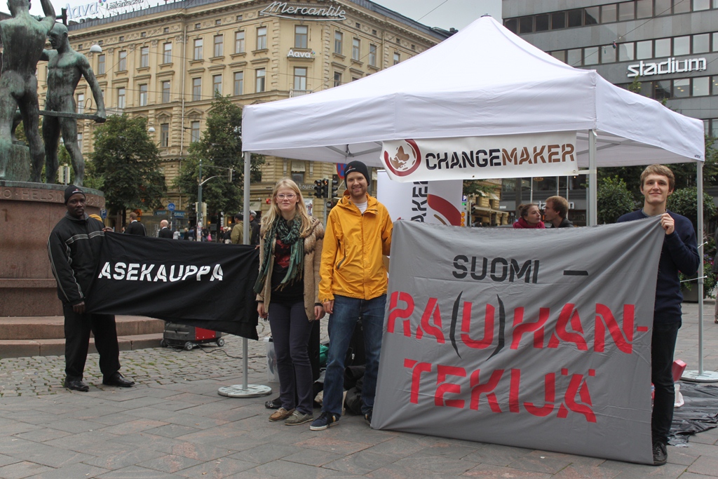 Rauhantekijä-kampanjatempaus 7.9.2012