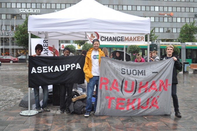 Rauhantekijä-kampanjatempaus 7.9.2012